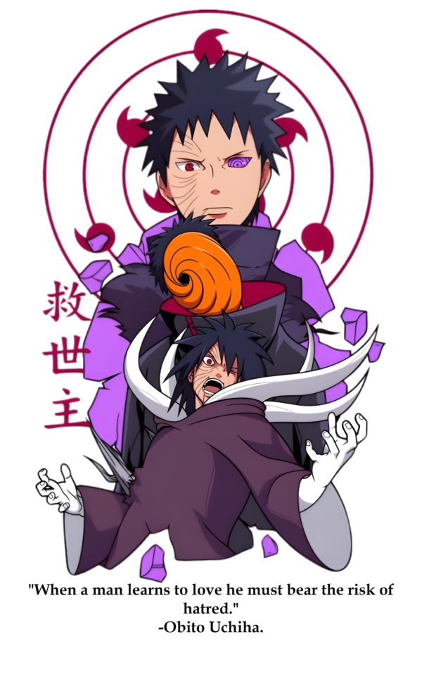 Obito Uchiha oversized T-shirt - Image 4