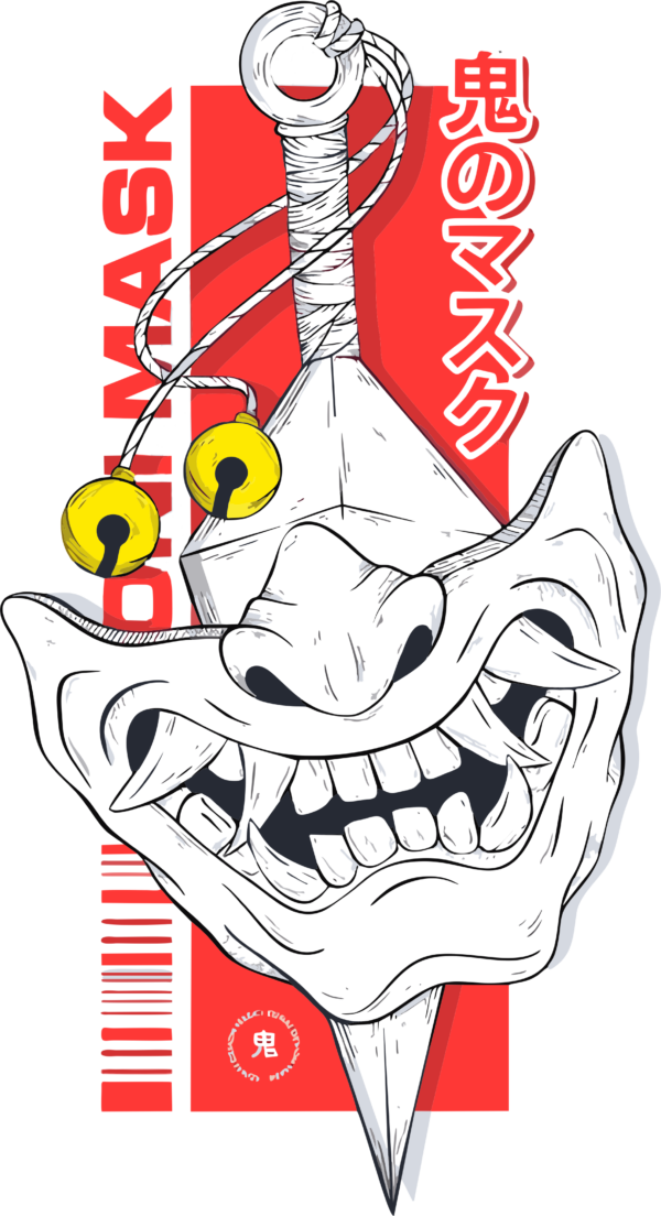 Demon Mask Drip Hoodie - Image 3